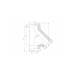  Сэндвич-тройник Craft 135° (316/0,5 + 304/0,5) изоляция 25, d=150