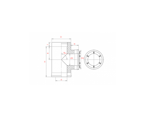  Взрывной клапан Craft (304/0,5 + 304/0,5) изоляция 25, d=130