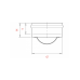  Заглушка для дымохода внешняя Craft (316/0,5) d=100
