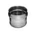  Заглушка внешняя д/трубы Ferrum (430/0,5 мм) d=125 (нижняя)