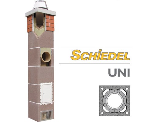  Керамический дымоход Schiedel UNI одноходовой д=140 мм, высота 10м