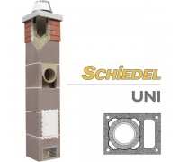  Керамический дымоход Schiedel UNI одноходовой с вент.каналом д=160 мм, высота 11м