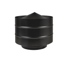  Дефлектор Везувий BLACK (AISI 430/0,5мм) d=115x200