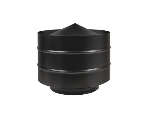  Дефлектор Везувий BLACK (AISI 430/0,5мм) d=115x200