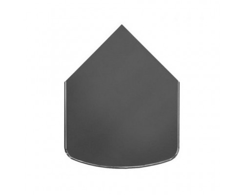  Предтопочный лист Вулкан 041-R7010 1000x800 серый