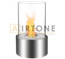 Настольный биокамин AirTone Rond Steel