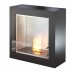 Напольный биокамин Ecosmart Fire cube black/white satin