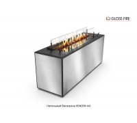 Напольный биокамин Gloss Fire Render-m3