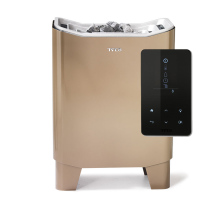 Электрическая печь для бани Tylo Expression Combi 10 кВт, покрытие шампань, с выносным пультом управления H2 и релейным блоком RB45 в комплекте