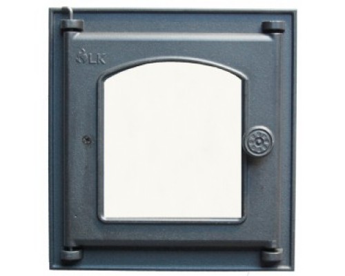  361 LK Дверца топочная со стеклом (250х280)
