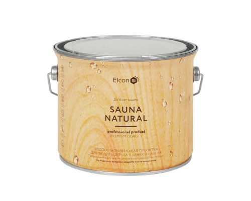  Пропитка для древесины Sauna Natural (2 л) ELCON